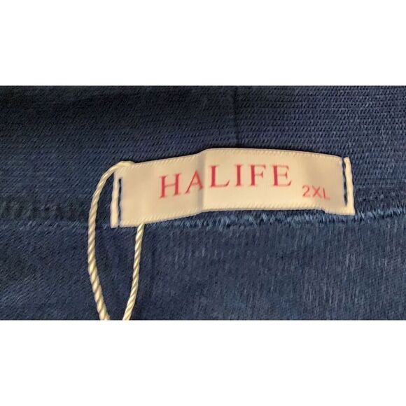 Halife Womens Long Sleeve Knit Cardigan Sweater With Snap Buttons Size 2XL - Picture 2 of 7